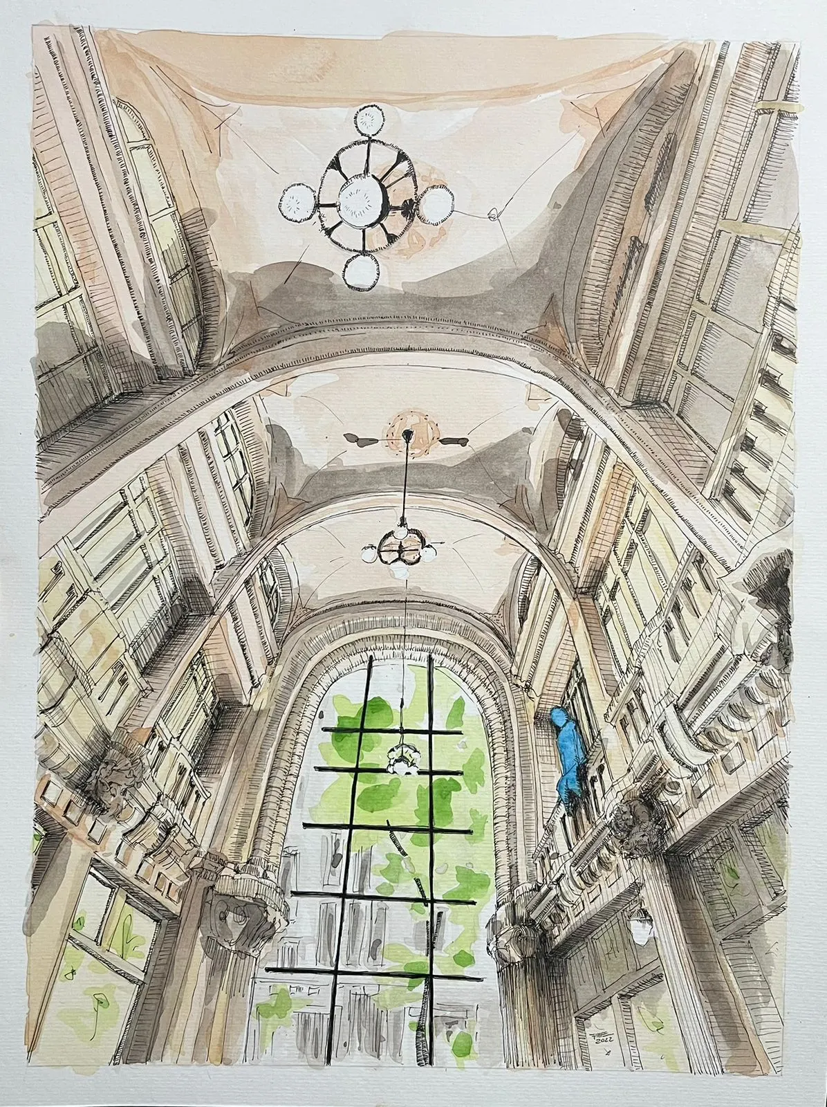 Sin título, LUG-020. Obra sobre papel, .