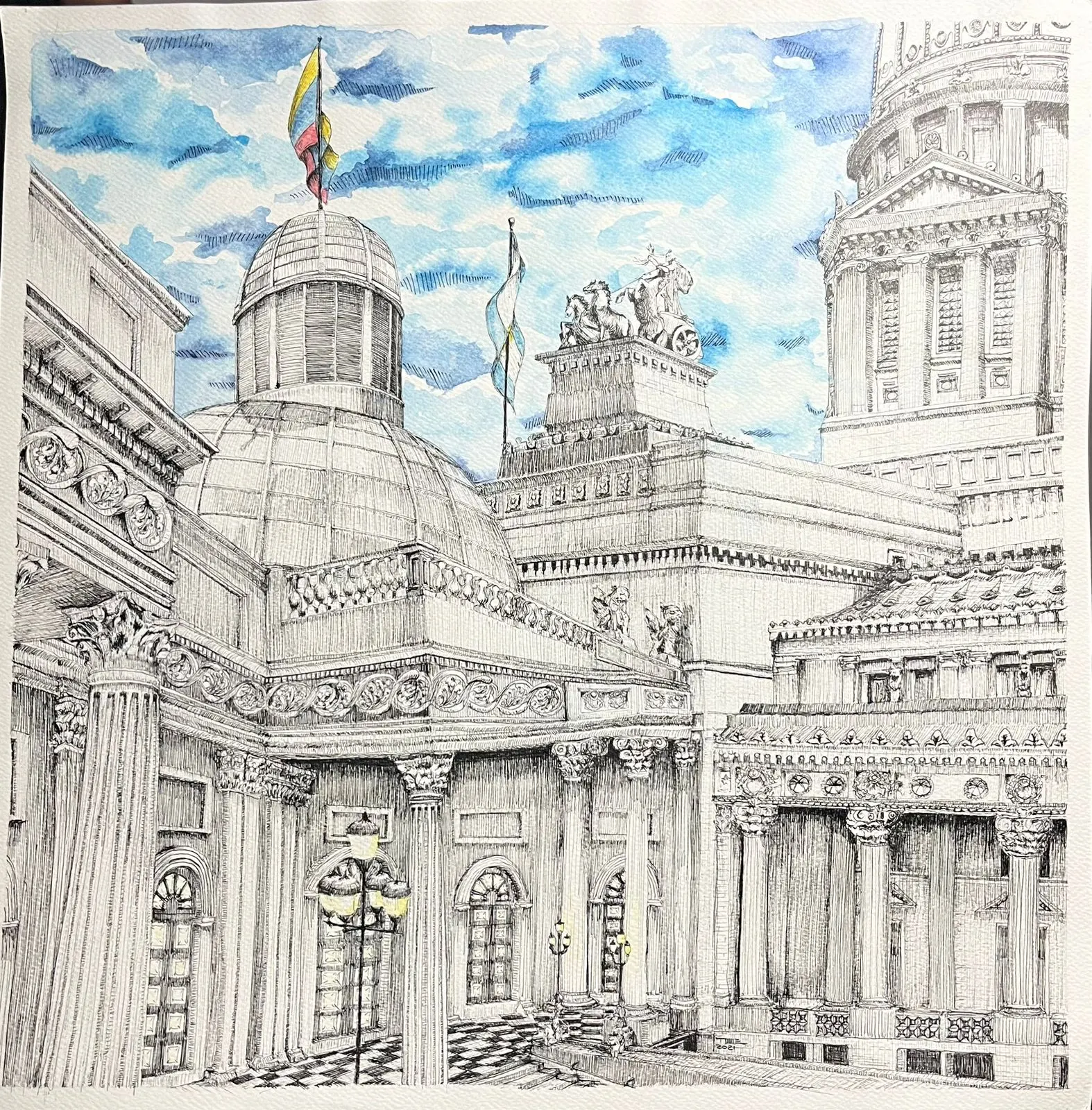 Sin título, LUG-021. Obra sobre papel, .