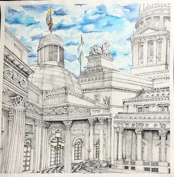 Sin título, LUG-021. Obra sobre papel.
