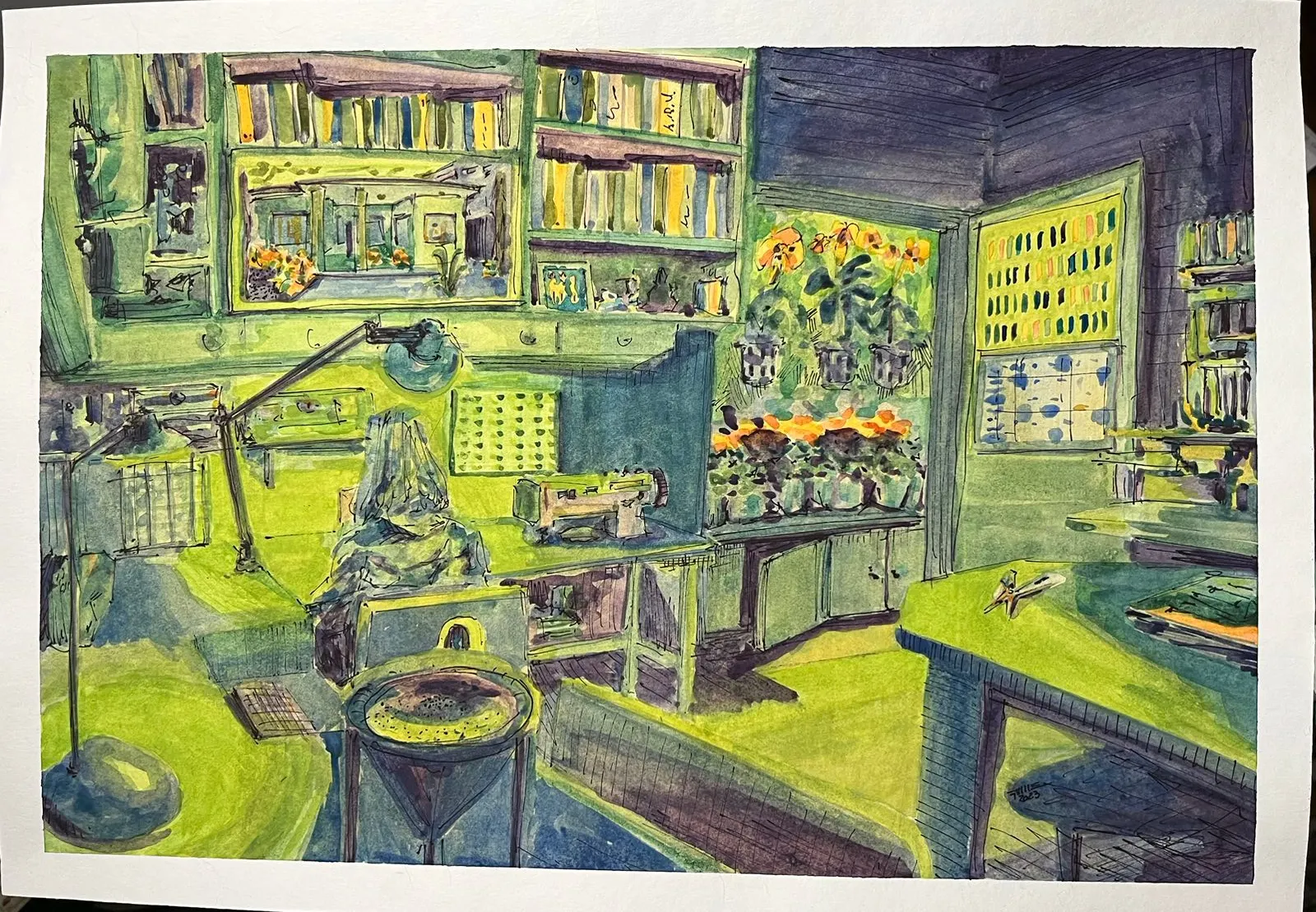 Sin título, PER-001. Obra sobre papel, .