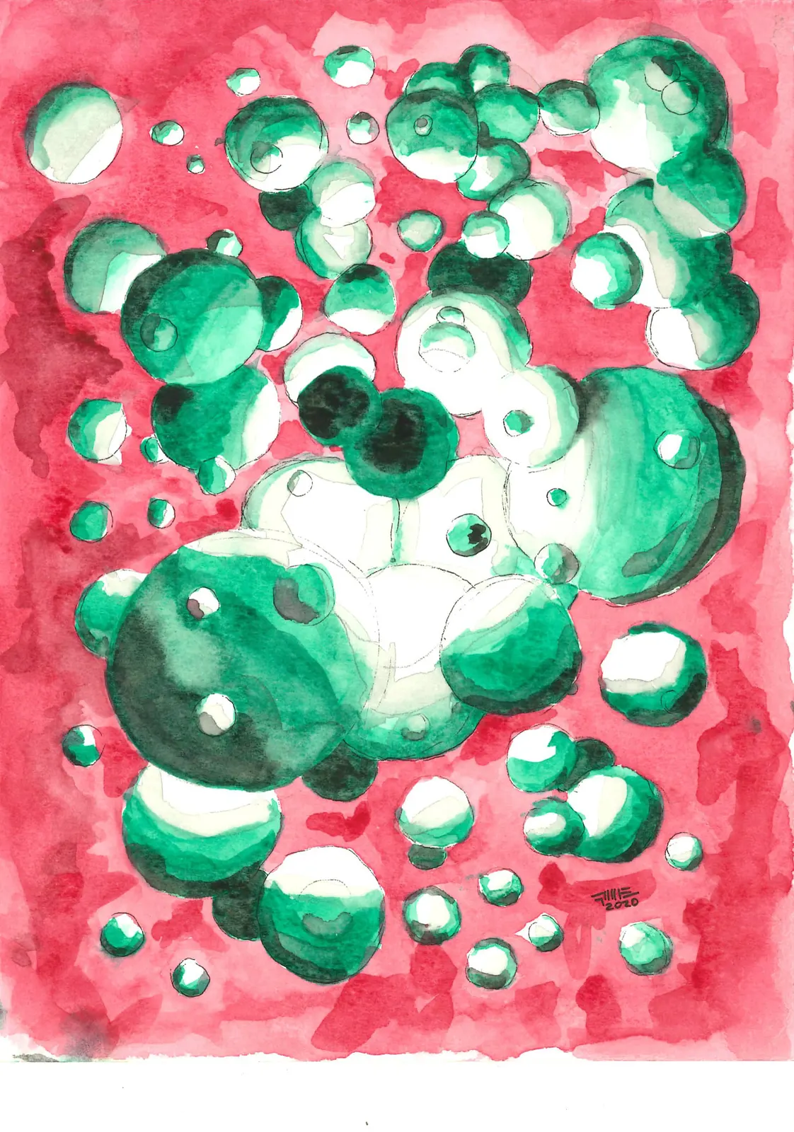 Sin título, VAR-022. Obra sobre papel, .