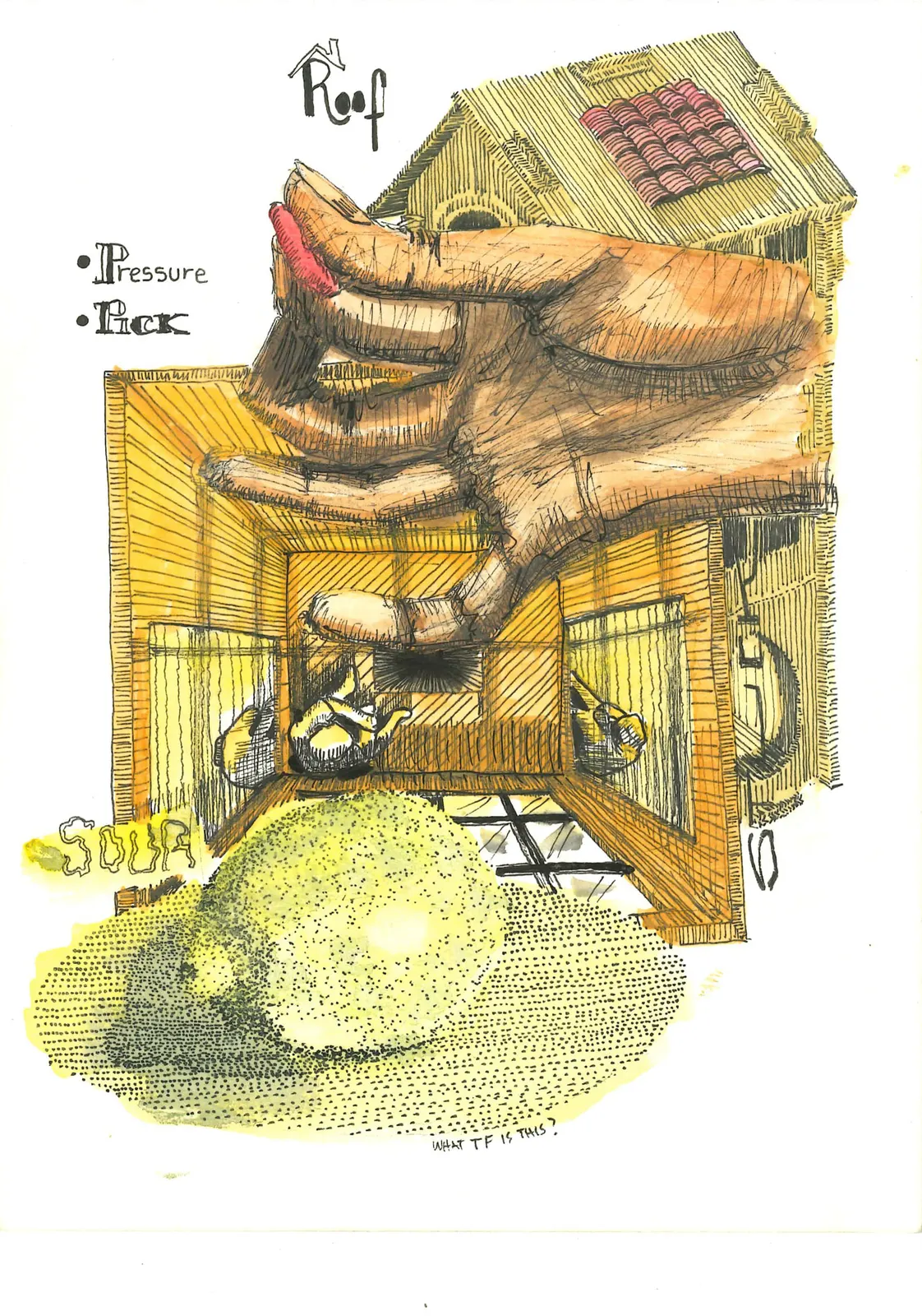 Sin título, VAR-030. Obra sobre papel, ≈ 15 × 19,5 cm.
