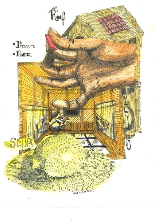 Sin título, VAR-030. Obra sobre papel, ≈ 15 × 19,5 cm.