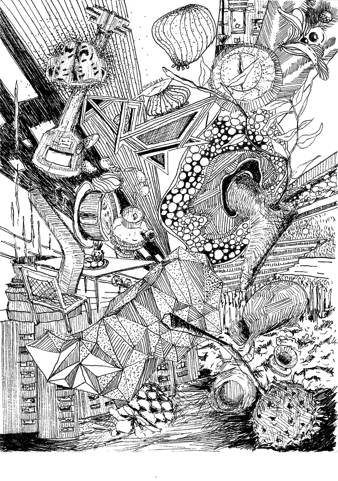Sin título, VAR-042. Obra sobre papel, .