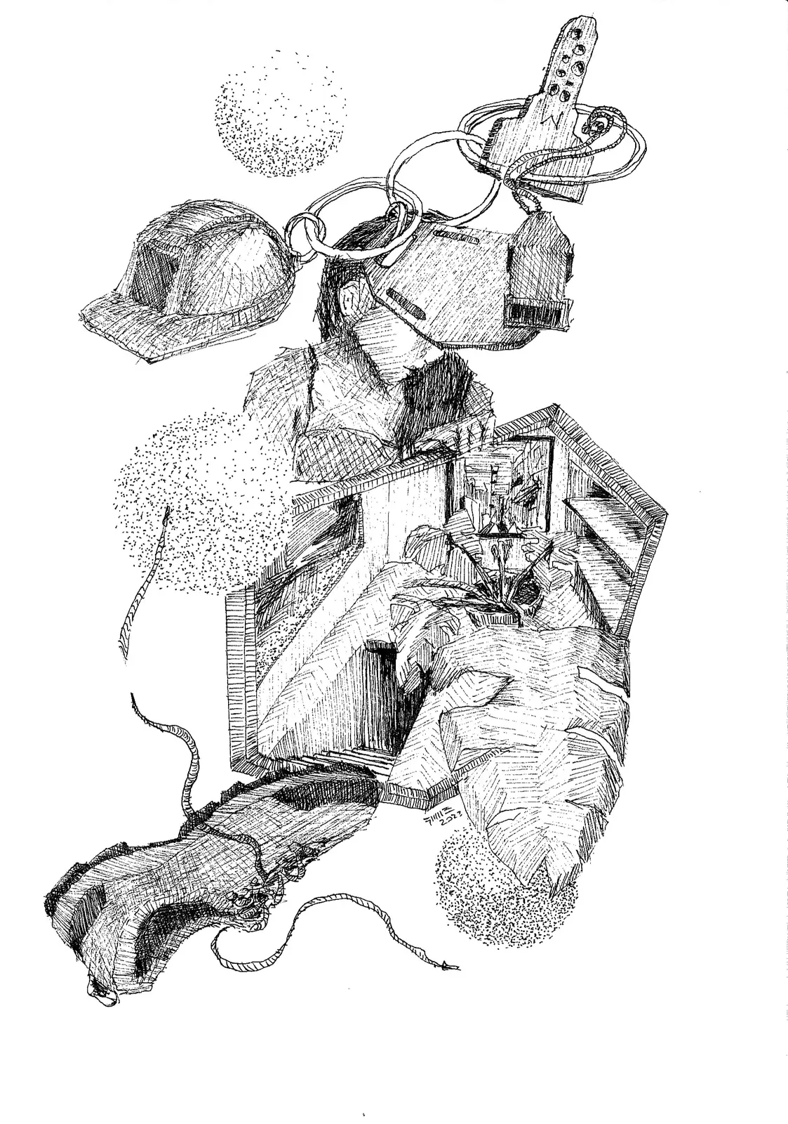 Sin título, VAR-044. Obra sobre papel, .