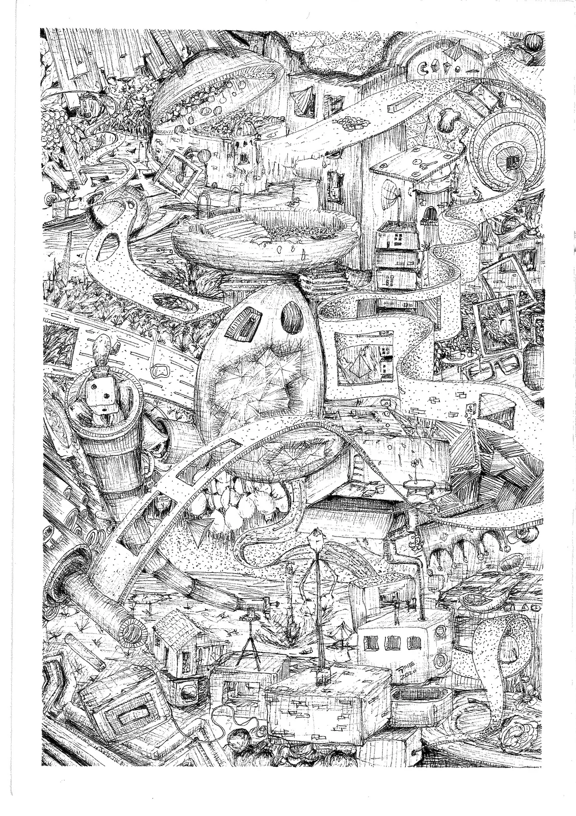 Sin título, VAR-046. Obra sobre papel, .